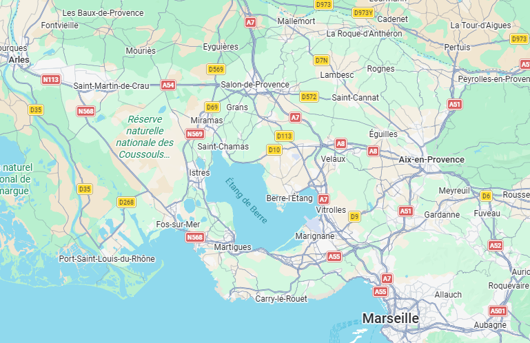 martigues, istres, marseille